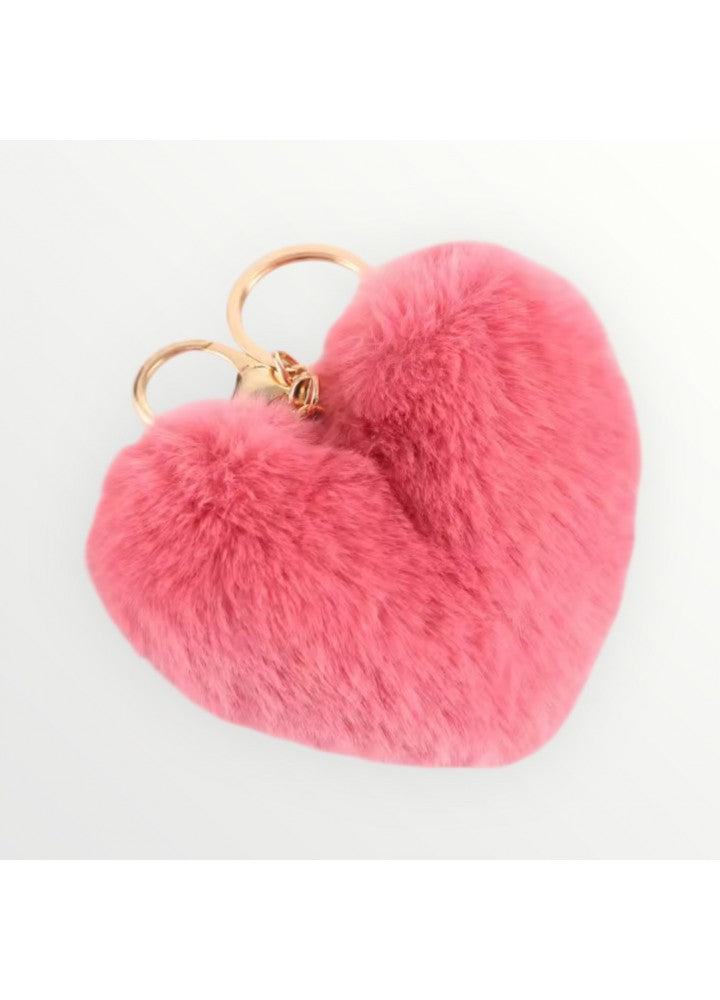 Llavero Pompón Corazón