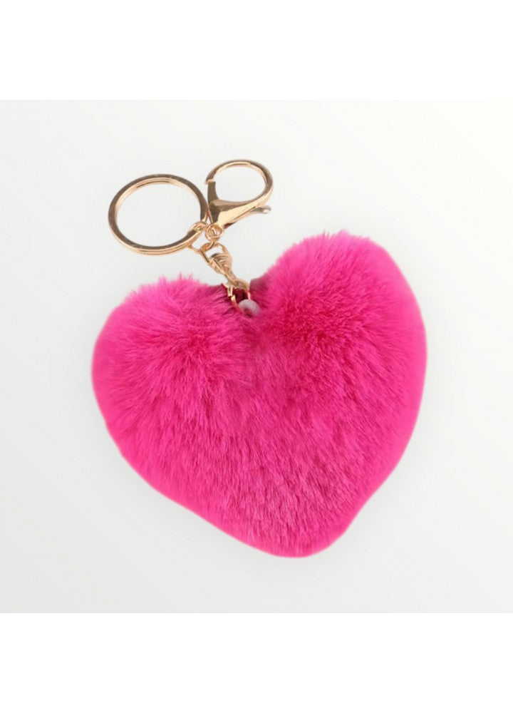 Llavero Pompón Corazón