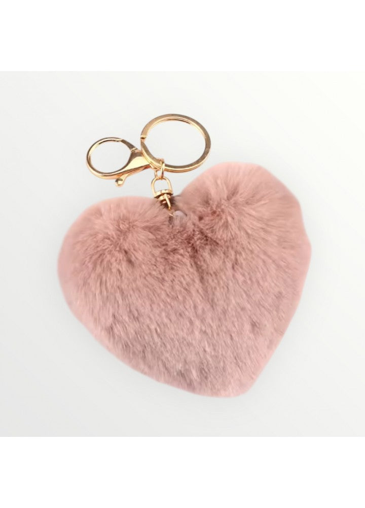 Llavero Pompón Corazón